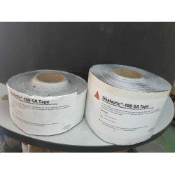 Sikalastic-100 SA Tape - 100mm/30m- Dokuma polyester kaplamalı, kendinden yapışkanlı, polimerik kauçuklu çatı bandı.