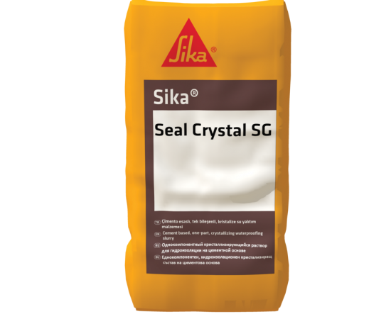 SikaSeal Crystal SG - Çimento Esaslı Tek Bileşenli, Kristalize Su Yalıtımı Ürünü